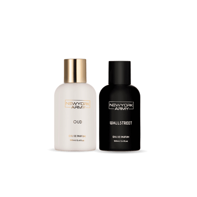 Oud 100ml + Wallstreet 100ml Combo: Deep Intensity and Light Freshness
