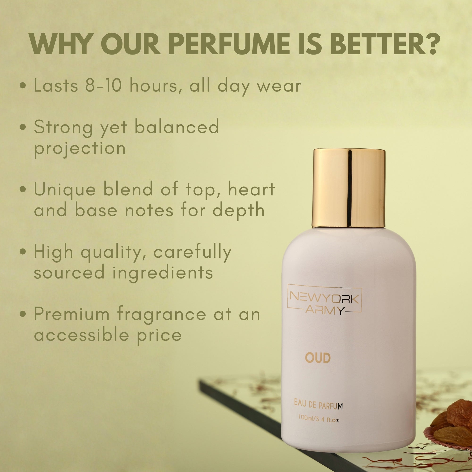 Oud – Intense & Exotic Unisex Perfume – 100ml