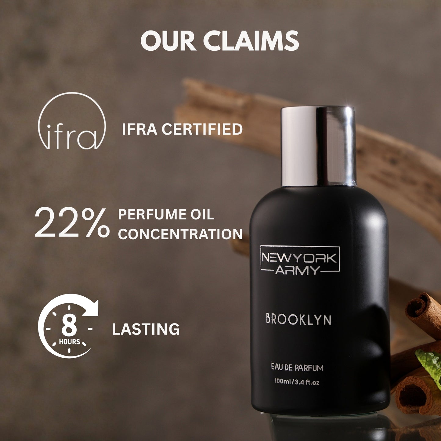 Brooklyn - Luxury long lasting perfume - 100ml