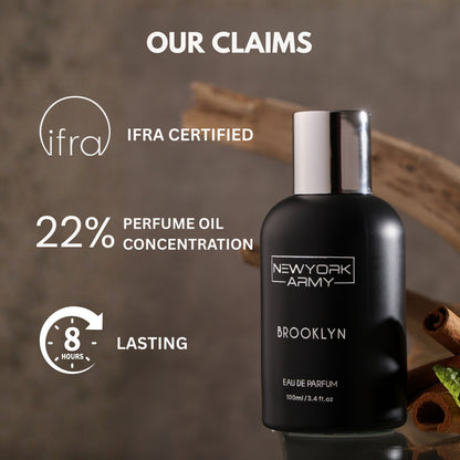 Brooklyn - Luxury long lasting perfume - 100ml